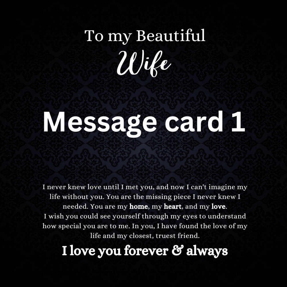 Personalized necklace is the perfect gift for your wife, future wife, or soulmate