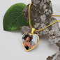 Personalized photo heart necklace