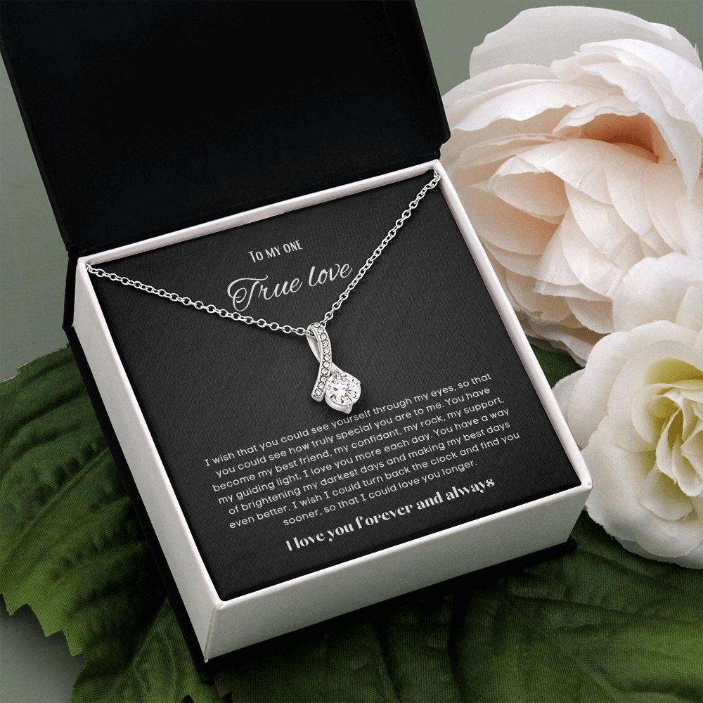 To my soulmate alluring beauty necklace gift for birthdays and special occasion