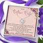 To my future wife massage card necklace with luxury box