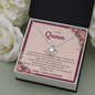 To my queen massage card necklace with luxury box
