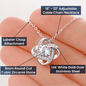 To my wife massage card necklace with luxury box