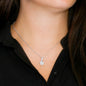 To my future wife massage card necklace with luxury box