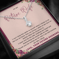 To my future wife massage card necklace with luxury box