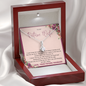 To my future wife massage card necklace with luxury box