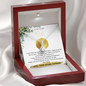 To my future wife massage card necklace with luxury box
