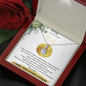 To my future wife massage card necklace with luxury box