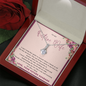 To my future wife massage card necklace with luxury box