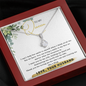 To my queen massage card necklace with luxury box