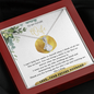 To my future wife massage card necklace with luxury box