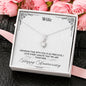 Jewelry - To My Wife Necklace Gift