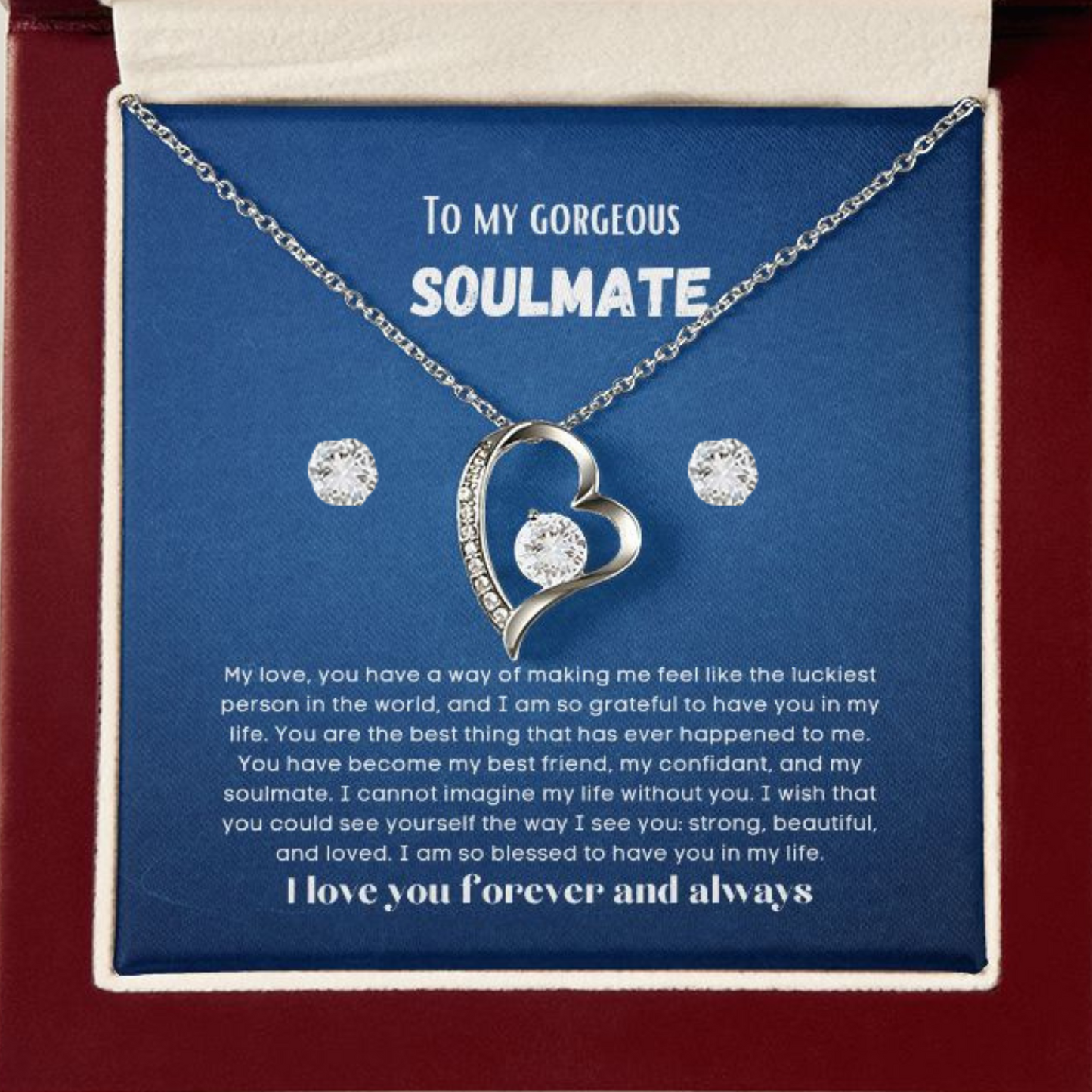 To my soulmate forever love