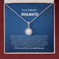 To my soulmate gift for birthday or anniversary and Valentinesday
