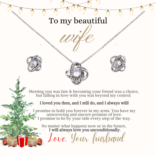 Wife Christmas jewelry set