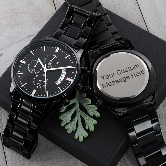 Custom engraved massage watch