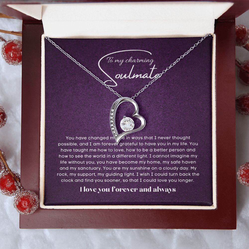 To my soulmate necklace forever