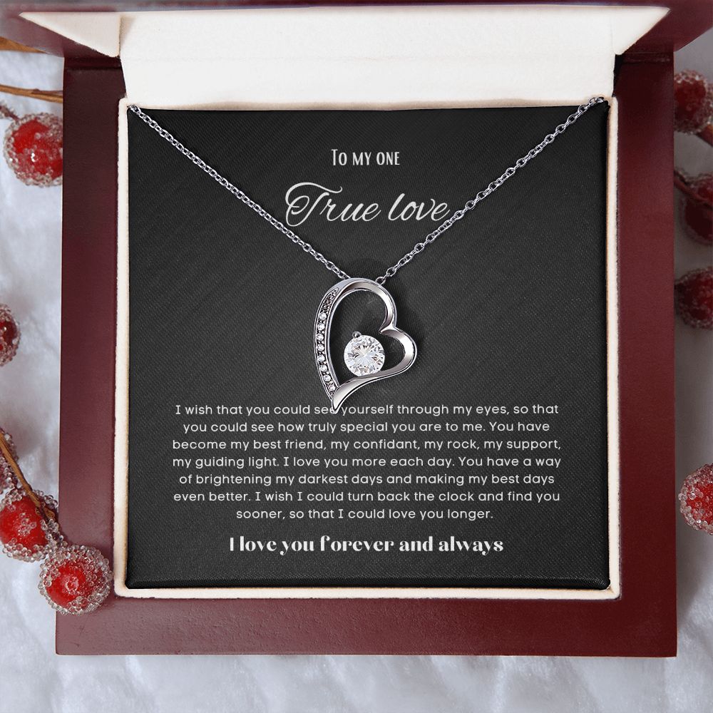 To my soulmate necklace forever