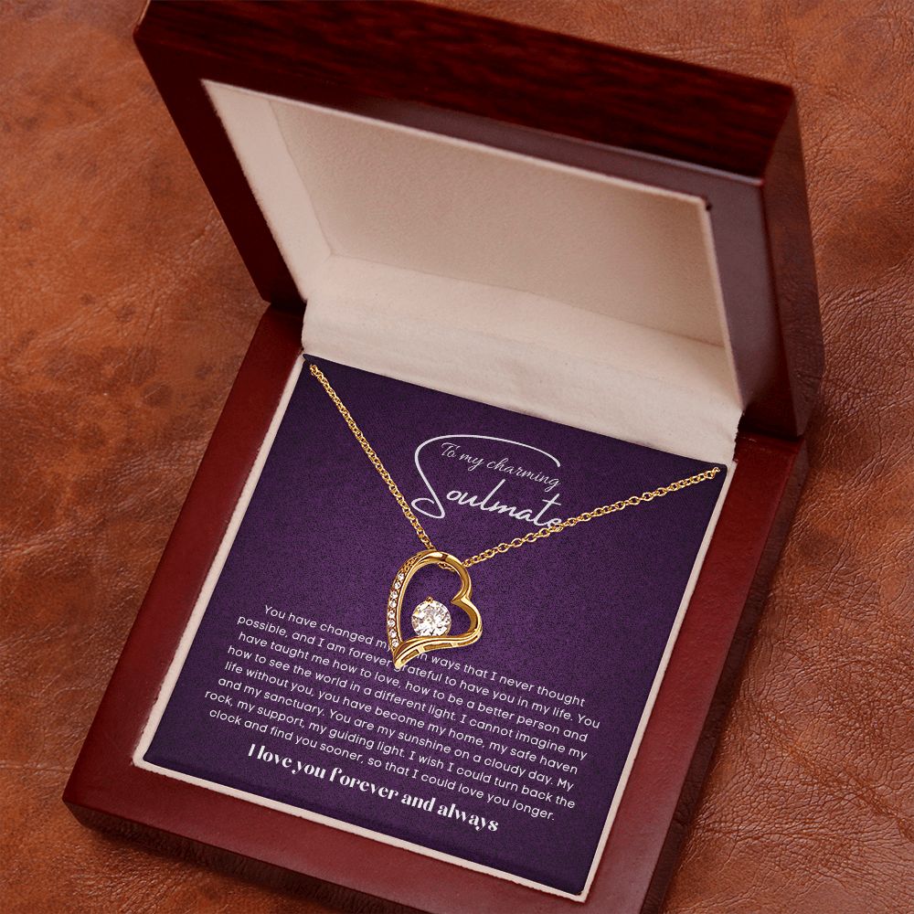 To my soulmate necklace forever