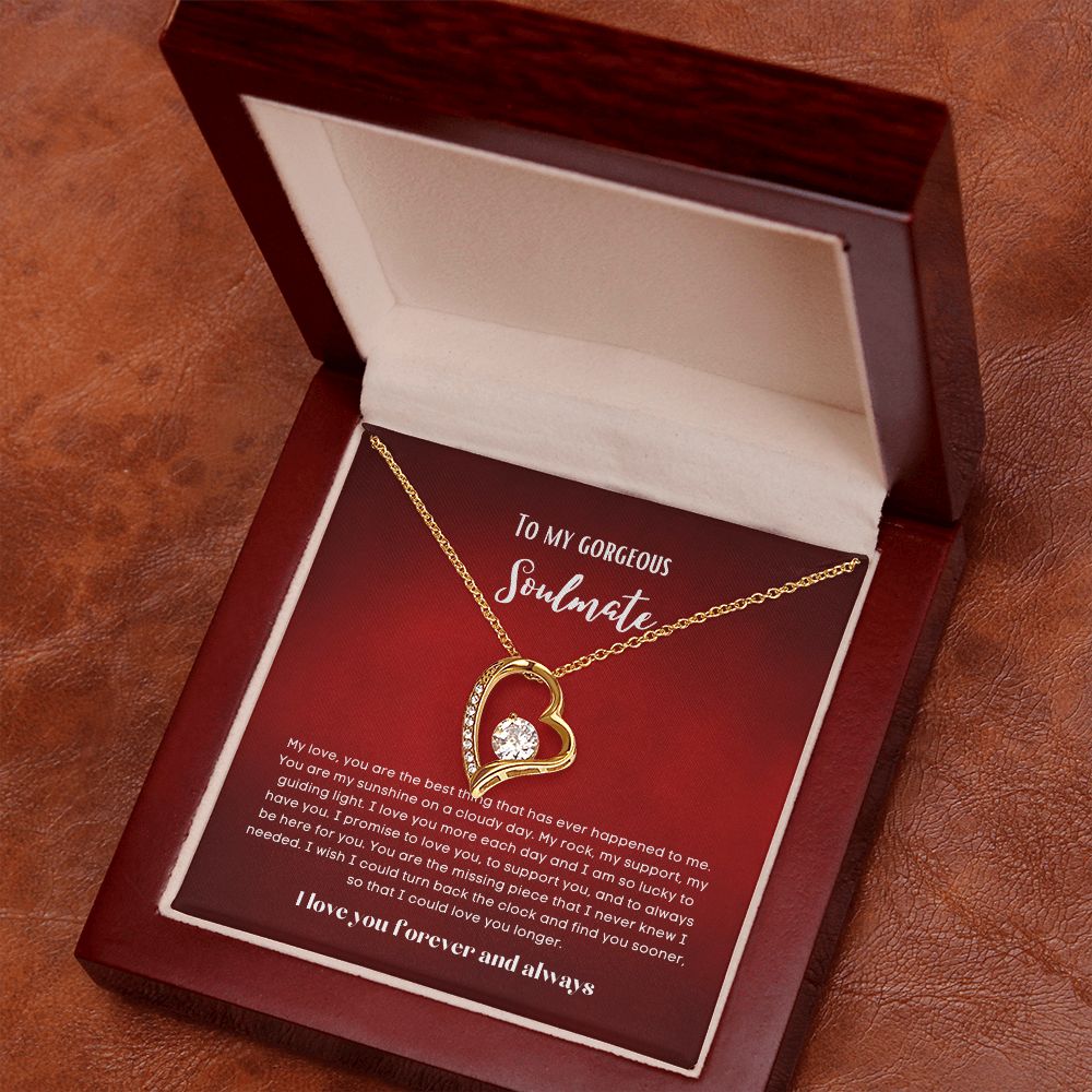 To my soulmate necklace forever