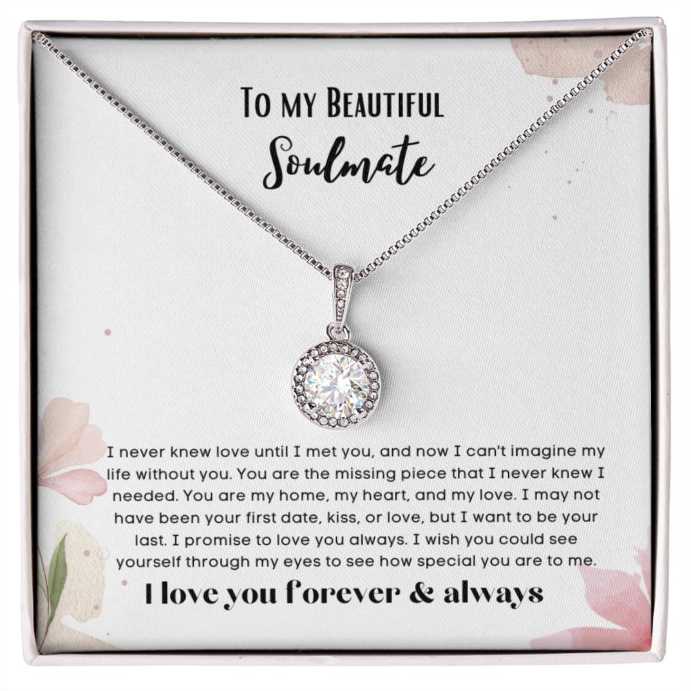 To my soulmate gift for birthday or anniversary and Valentinesday