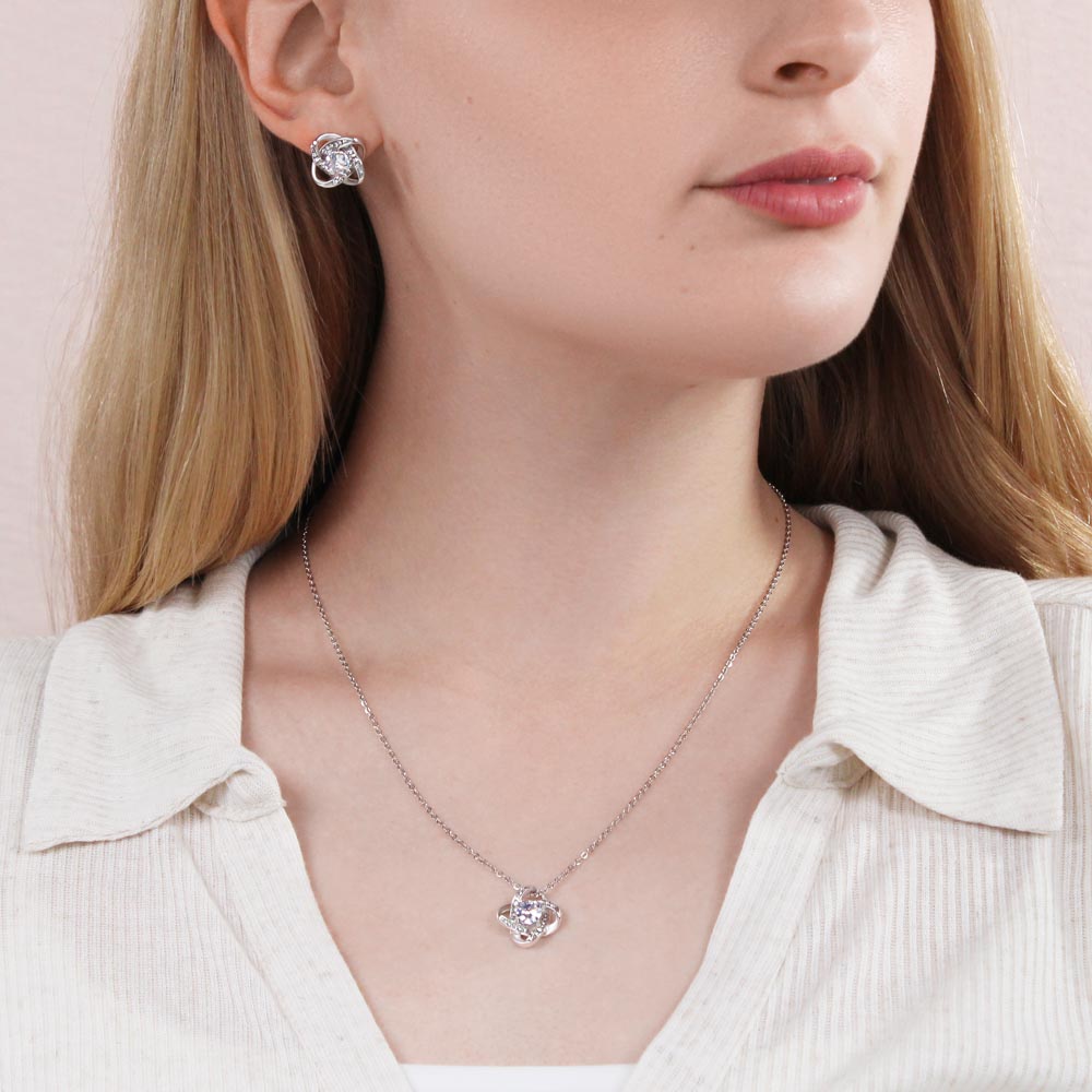 To my soulmate necklace and earrings set