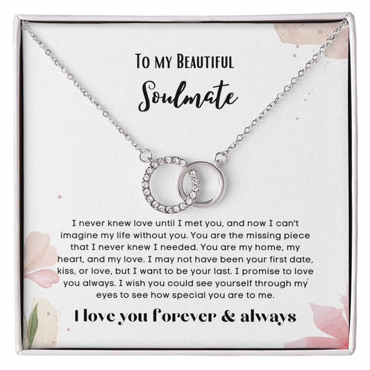 To my soulmate pair necklace