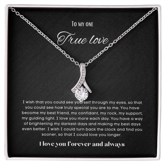 To my soulmate alluring beauty necklace gift for birthdays and special occasion