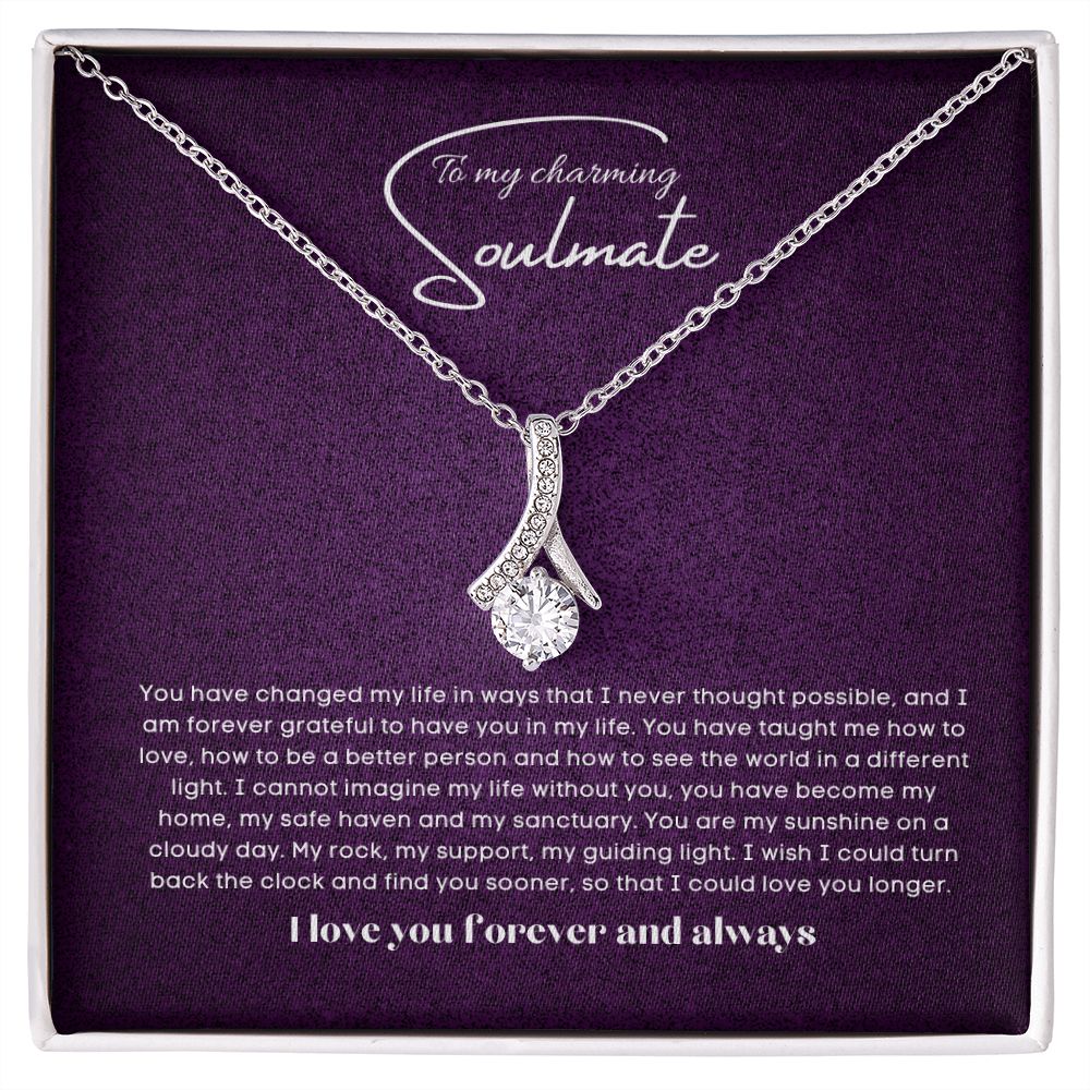 To my soulmate gift for birthday or anniversary and Valentinesday