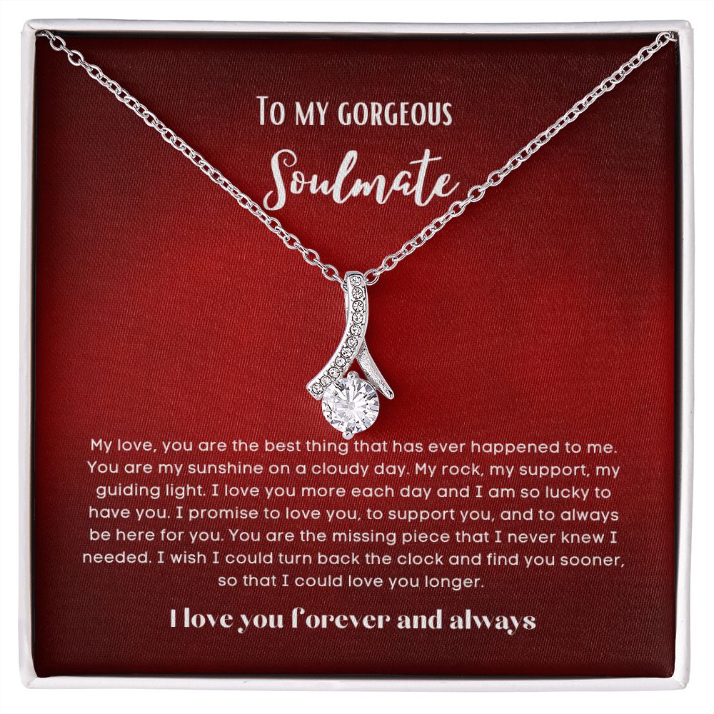 To my soulmate gift for birthday or anniversary and Valentinesday