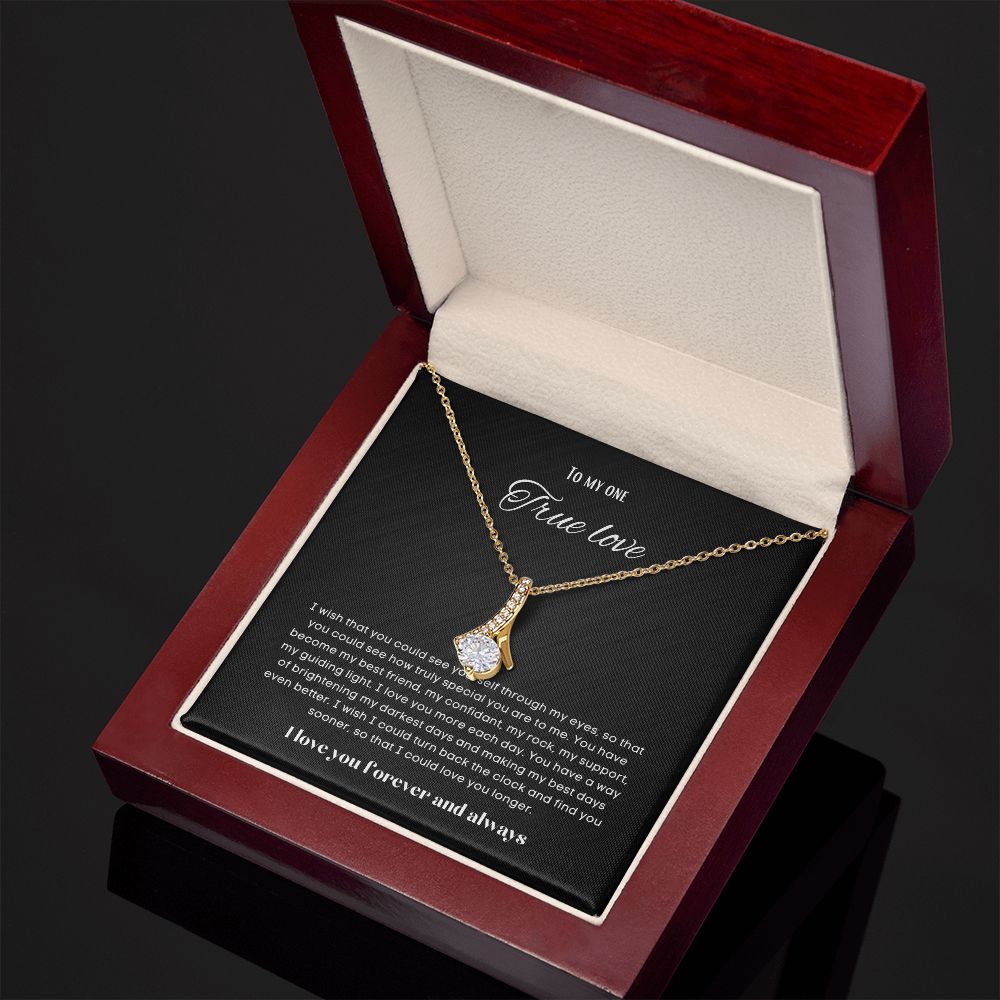 To my soulmate alluring beauty necklace gift for birthdays and special occasion