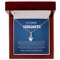 To my soulmate alluring beauty necklace gift for birthdays and special occasion