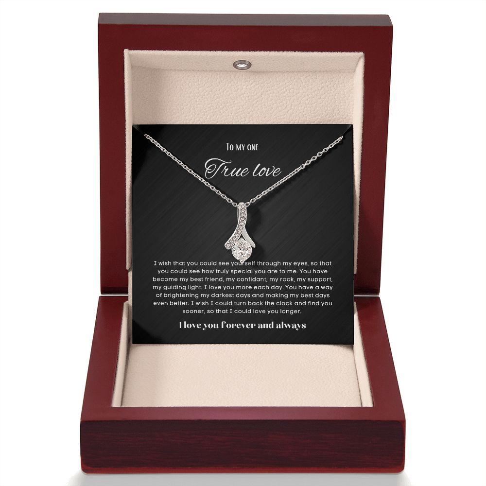 To my soulmate alluring beauty necklace gift for birthdays and special occasion