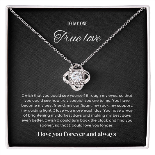 To my soulmate necklace gift for anniversary or Valentine's ay