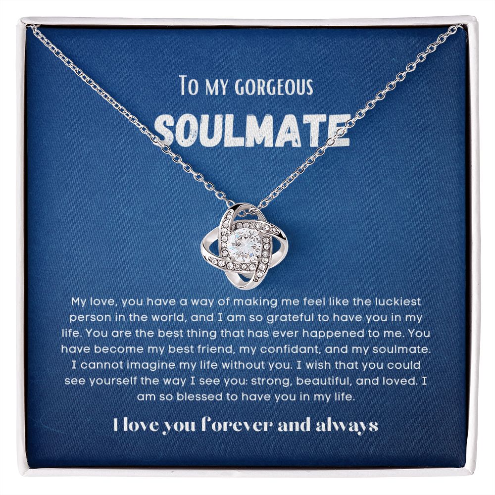 To my soulmate gift for birthday or anniversary and Valentinesday