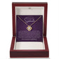 To my soulmate necklace gift for anniversary or Valentine's ay