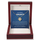 To my soulmate necklace gift for anniversary or Valentine's ay