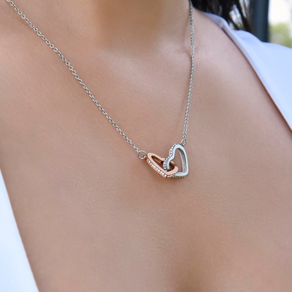 To my soulmate Interlocking hearts