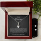 To my soulmate Alluring necklace set with earrings