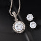 To my soulmate hop necklace and earrings set for anniversary or Valentine's day