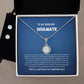 To my soulmate hop necklace and earrings set for anniversary or Valentine's day