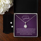 To my soulmate hop necklace and earrings set for anniversary or Valentine's day