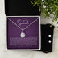 To my soulmate hop necklace and earrings set for anniversary or Valentine's day