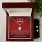 To my soulmate hop necklace and earrings set for anniversary or Valentine's day