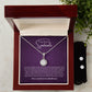 To my soulmate hop necklace and earrings set for anniversary or Valentine's day