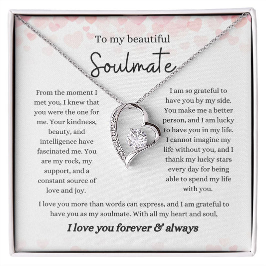 To my soulmate love you forever