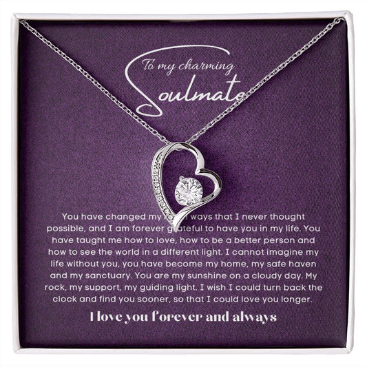 To my soulmate necklace forever