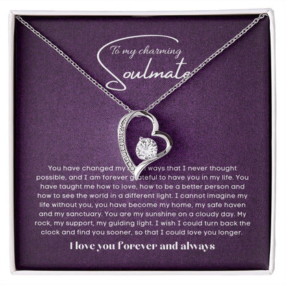 To my soulmate necklace forever