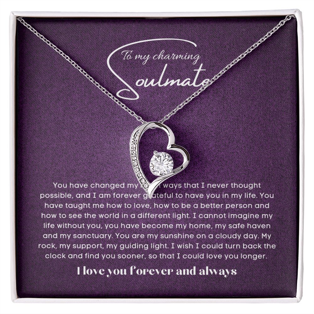 To my soulmate gift for birthday or anniversary and Valentinesday
