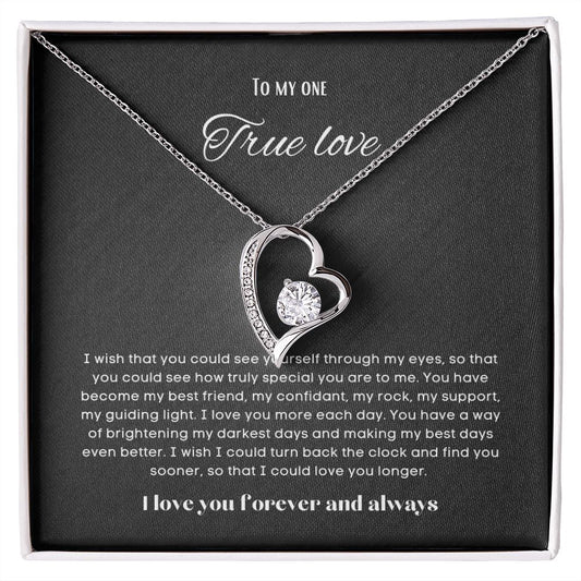 To my soulmate necklace forever