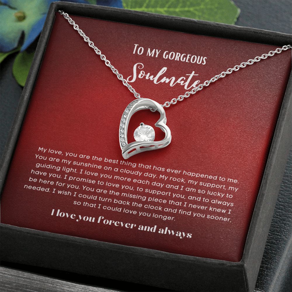 To my soulmate necklace forever
